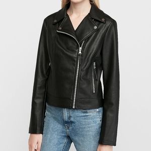 Faux leather jacket